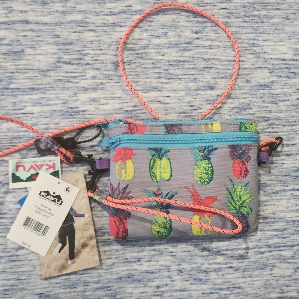 KAVU Pineapple Print Crossbody Bag